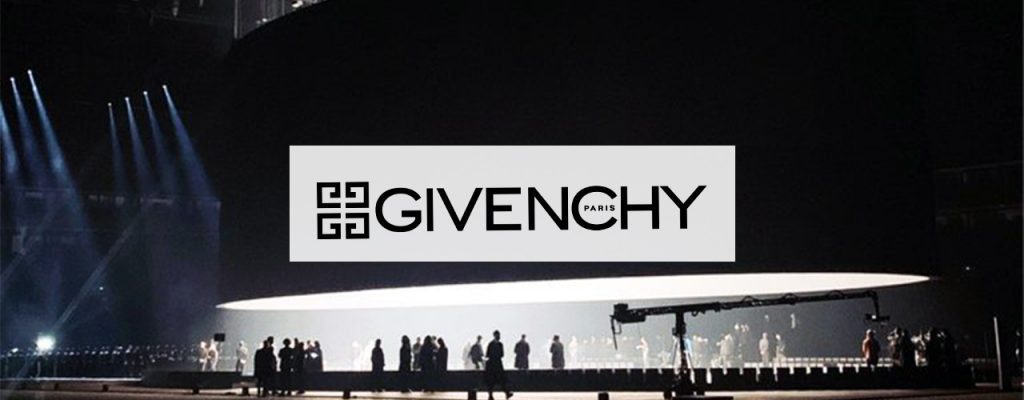 Givenchy chose Freecaster for the production and live streaming of its fashion show